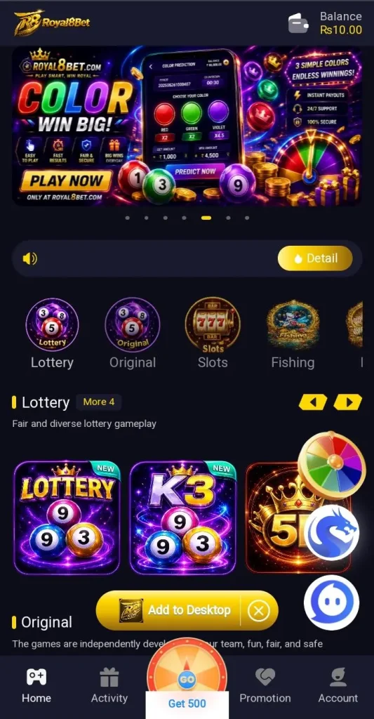 royal8bet game